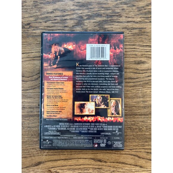 The Skeleton Key 2005 DVD Kate Hudson Gena Rowlands Horror Thriller Pre-Owned - Picture 2 of 4